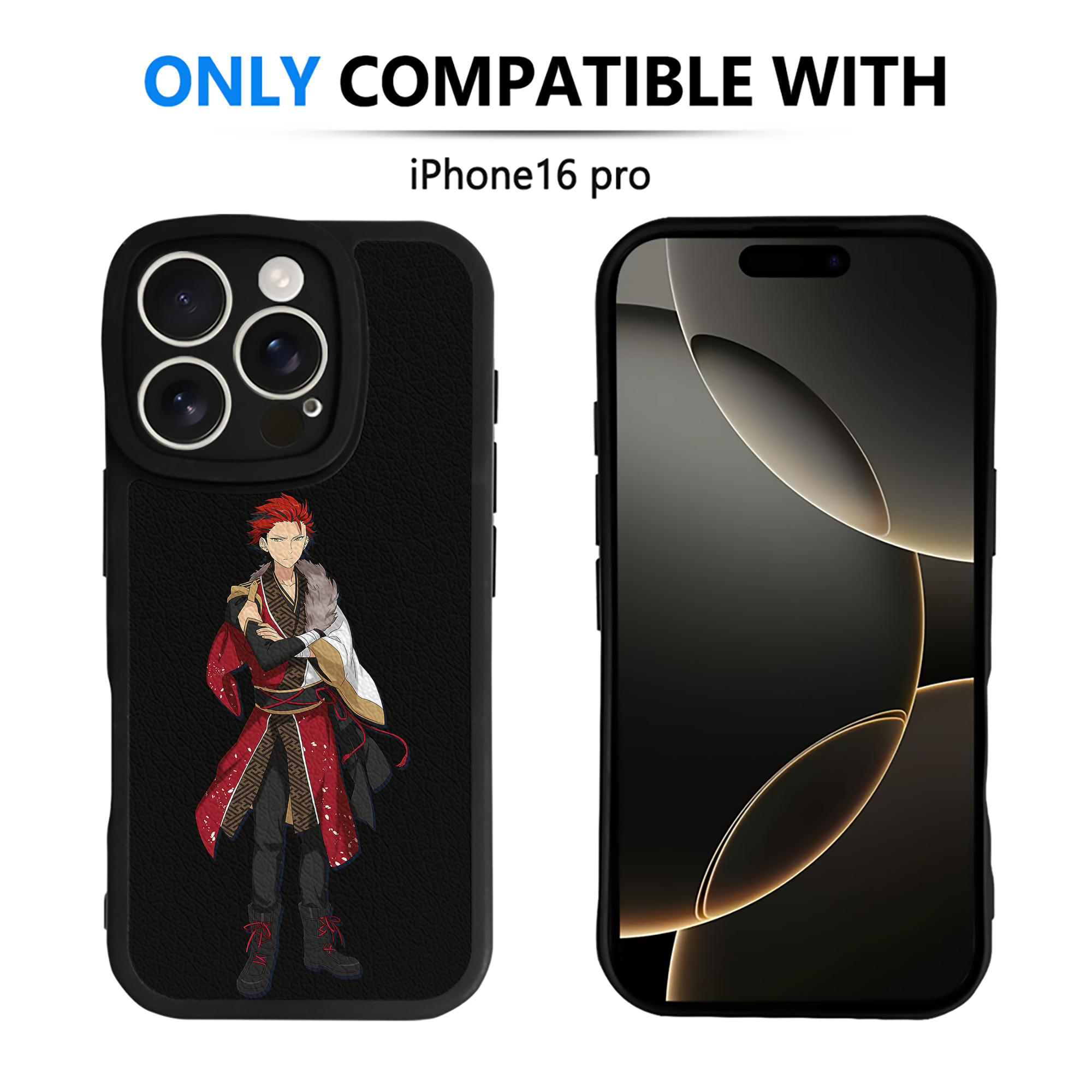 （画像用） あんさんぶるスターズ! Ensemble Stars 【iPhone 16シリーズ対応】シリコンスマホケース（レザー調） 材質：シリコン